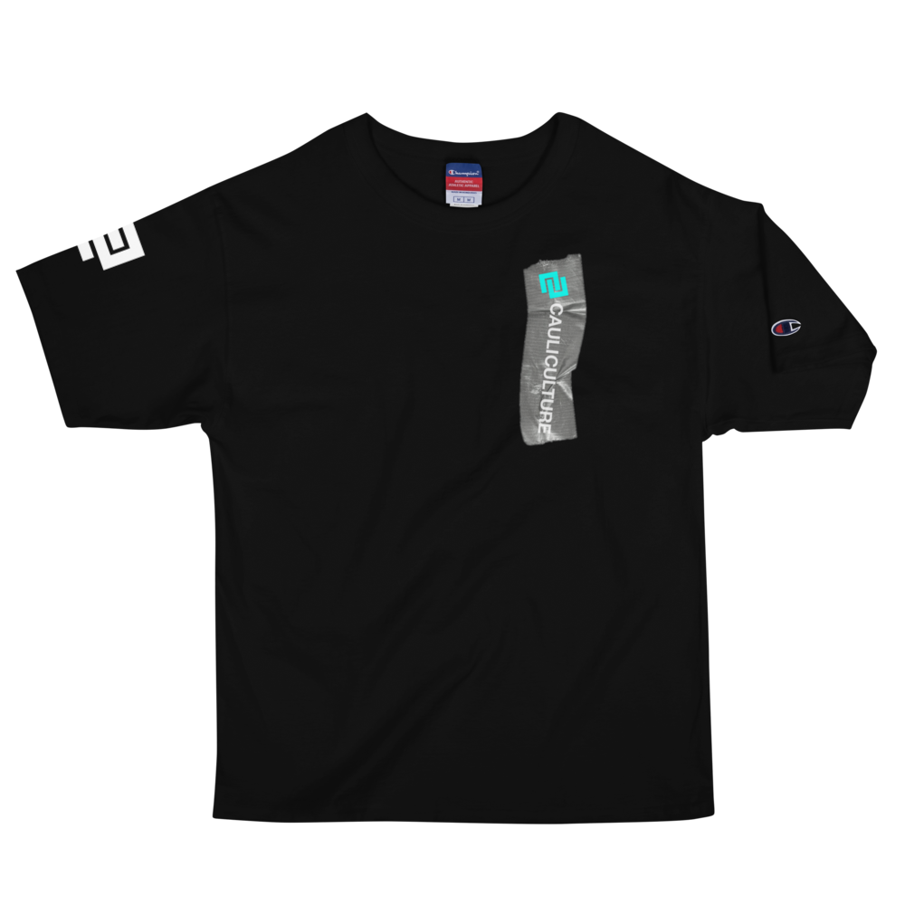 Champion t clearance shirt tape