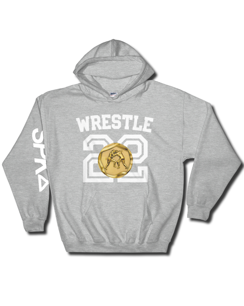 Gold Medal Wrestle Hoodie