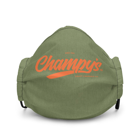Champy’s Official Logo Mask ( Army / Orange )
