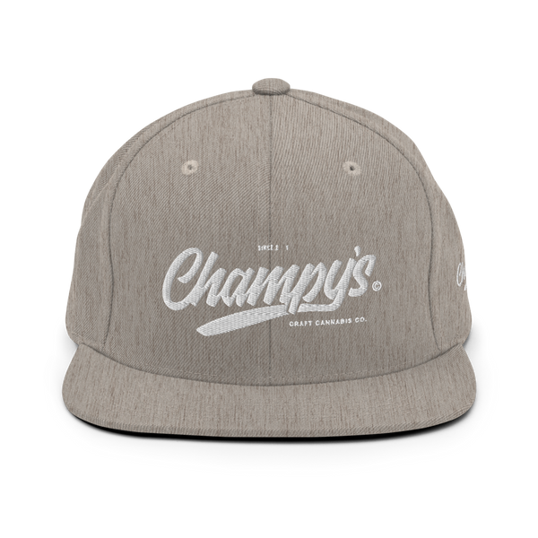 Champy’s Official Logo Snapback Hat (White)