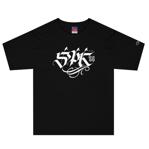 SPK22 x Champion Tee: KILLAH LOGO (Blk/Wht)