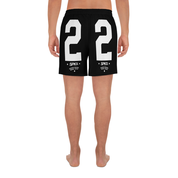 22 Killahz x SPK22: Men's Athletic Shorts: Black